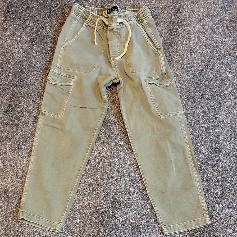 GAP Women's Easy Jean Olive Cargo